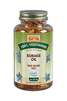 100 percent vegetarian borage oil softgel, 60 ct